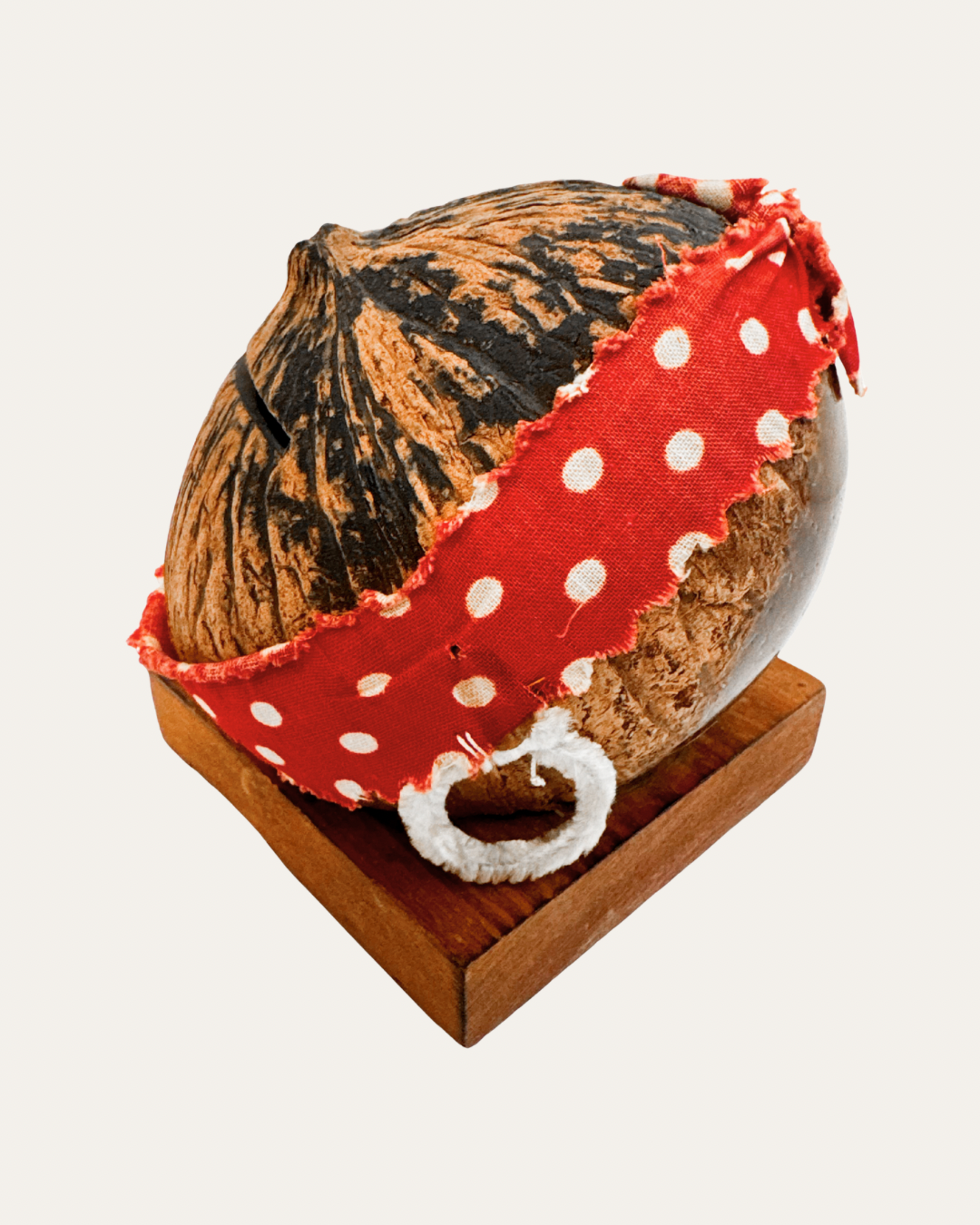 “Mammy” Coconut Coin Bank – c. 1950s, Island Trader Novelty Co., Miami FL | Vintage Curio