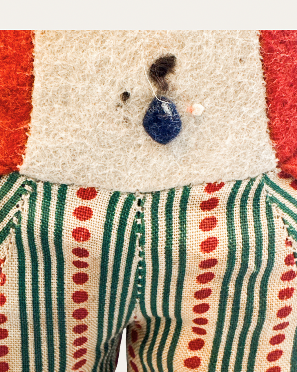 Felt & Cloth Folk Doll – c. 1930s–40s | Vintage Curio