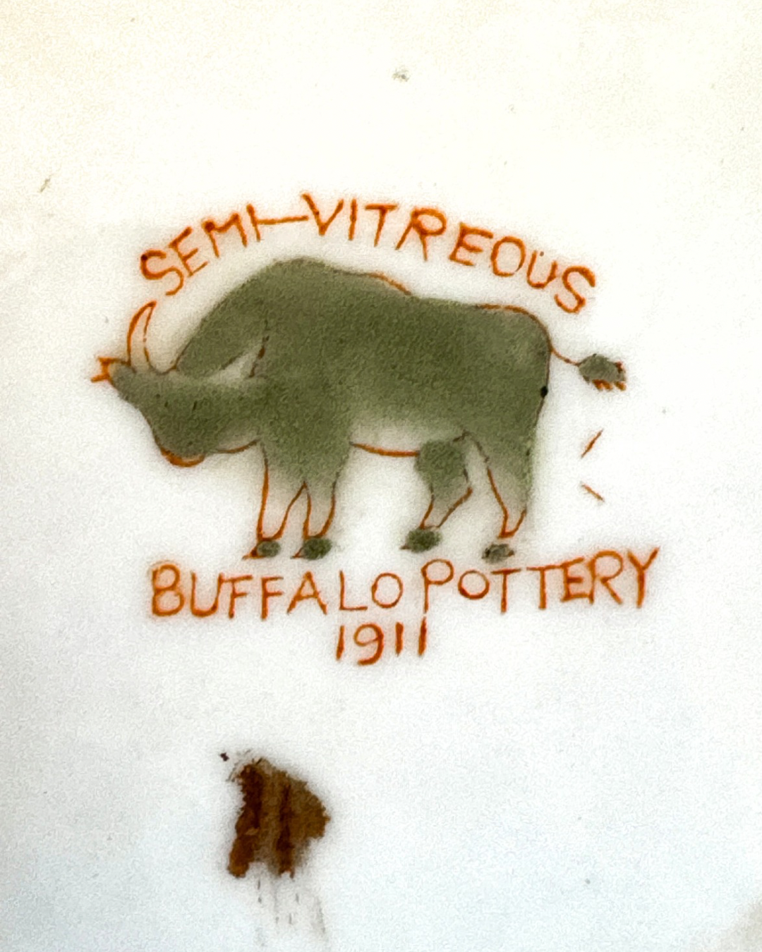Buffalo Pottery “J.P. Alley’s Hambone” Advertising Plate, c. 1911 | Antique Cigar Sign - Cultural Artifact